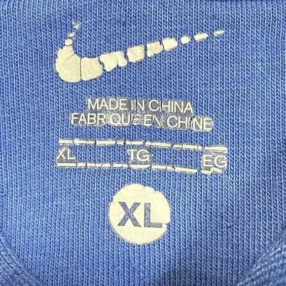 Nike Pitt Panthers Hoodie Sweatshirt Mens XL Blue Fleece Pullover Center Swoosh - Picture 4 of 10